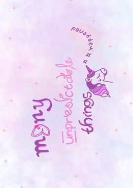 Unicorn &amp; Butterfly Quote