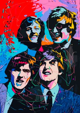 The Beatles Pop Art