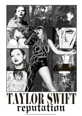 Taylor Swift Reputation Collage