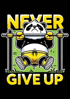 Never Give Up - Panda Workout Motivation