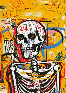 Skull Graffiti Art