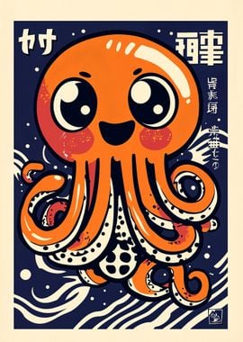 Cute Octopus Illustration