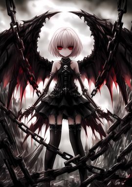 Dark Angel Anime Girl