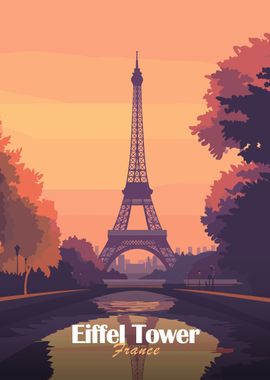 Eiffel Tower Sunset