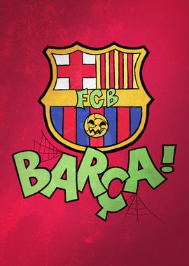 Halloween Barca crest