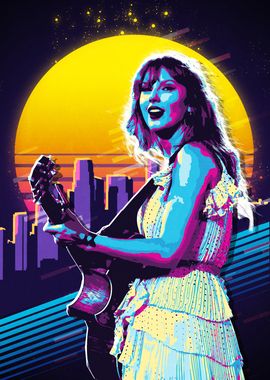 Taylor Swift Retro Art