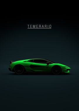 Green 2025 Lamborghini Temerario - Green Tint