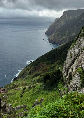 Coastal Cliffs of Madeira Island