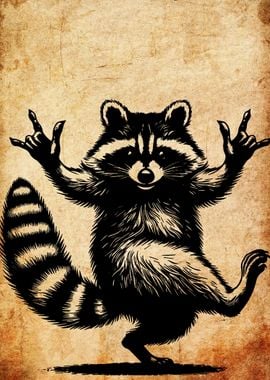 Raccoon Rock and Roll