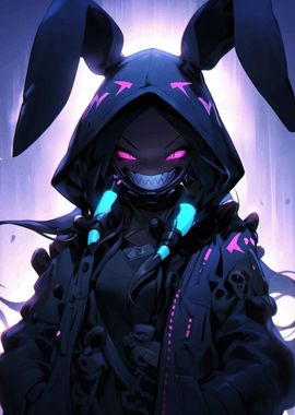 Cyberpunk Bunny Girl