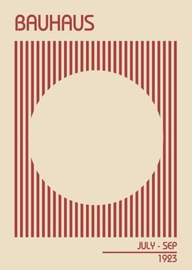 Bauhaus Minimalist Poster