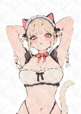 Kawaii Sexy Anime Cat Maid