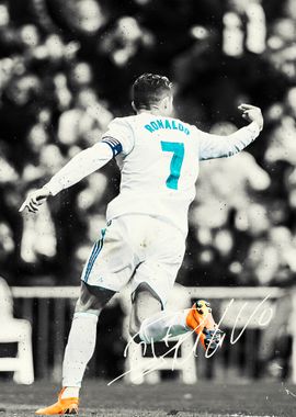 Cristiano Ronaldo Soccer Action