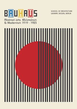 Bauhaus Minimalist Art Print