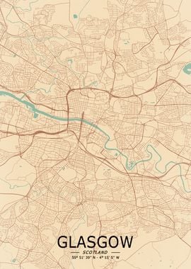 Glasgow Vinted Map