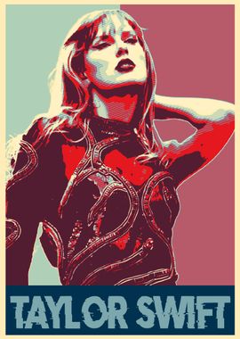 Taylor Swift Pop Art Poster