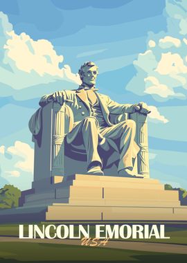 Lincoln Memorial Poster