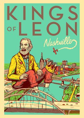 Kings of Leon Nashville Poster