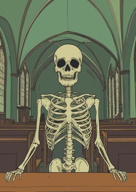 Skeleton in Church