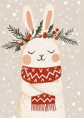 Cute Winter Bunny