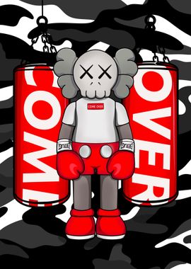 KAWS Boxer with Punching Bags