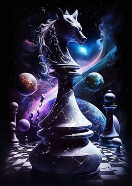 Cosmic Chess Knight