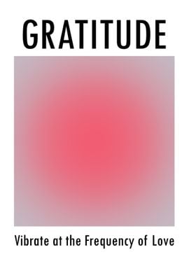 Gratitude Aura Poster