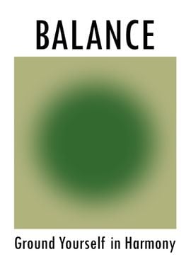 Balance Aura Poster