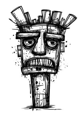 Angry Totem Art