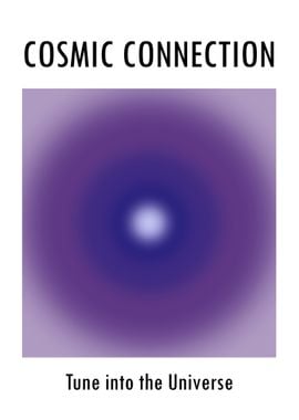 Cosmic Connection Aura Poster