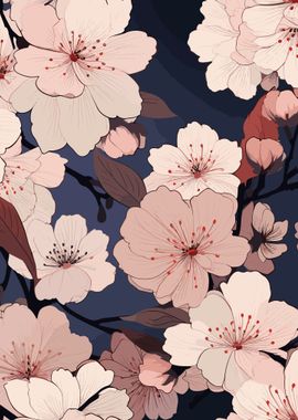 Cherry Sakura Blossom Floral