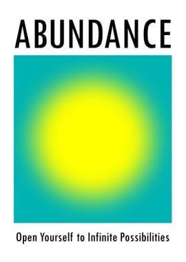 Abundance Aura Poster