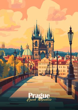 Prague Cityscape