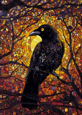 Raven in Autumn