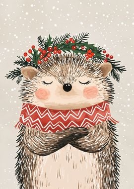 Christmas Hedgehog