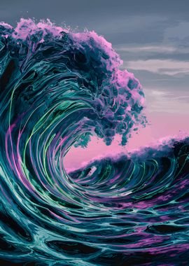 Abstract Ocean Wave