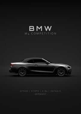 Black BMW M4 Convertible - G83 2025 - Specs