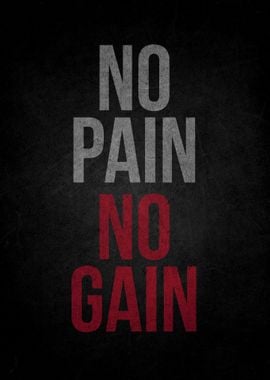 No Pain No Gain Poster