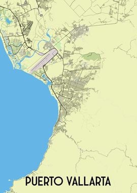 Puerto Vallarta City Map