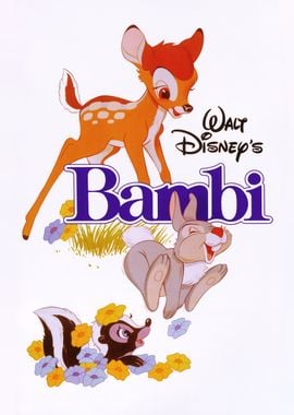 Bambi Vintage Poster