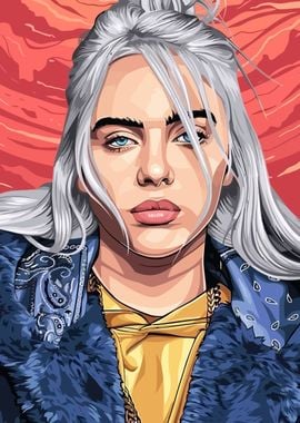 Billie Eilish Digital Art