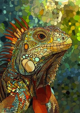 Iguana Portrait