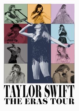 Taylor Swift Eras Tour Poster