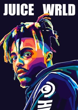 Rapper Juice Wrld Pop Art