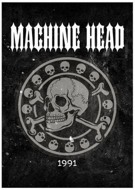 Machine Head Skull Poster