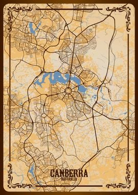 Canberra City Map