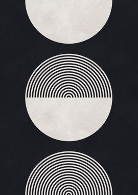 Abstract Circles Wall Art