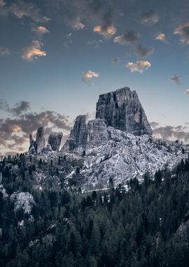 Mountain Peak in the Dolomites