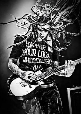 Guitarist with Dreadlocks