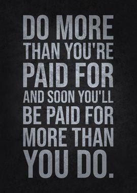 Do More, Get Paid - Money Success Motivational